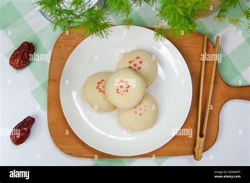 枣泥饼包装设计插画